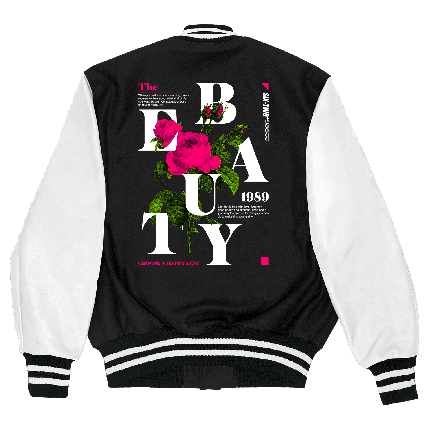 Alfaq The beauty varsity jacket