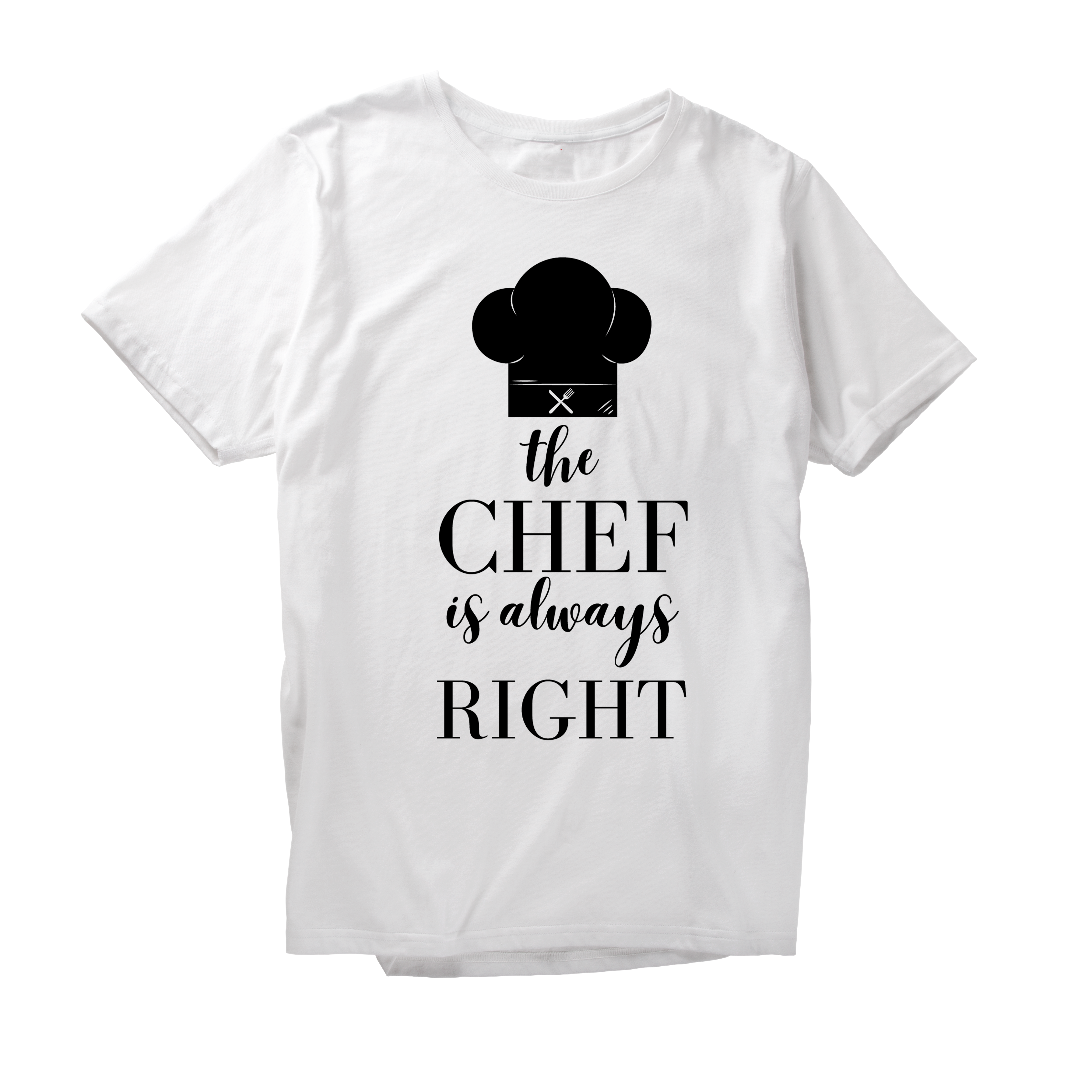 Alfaq The chef is always right T-Shirt