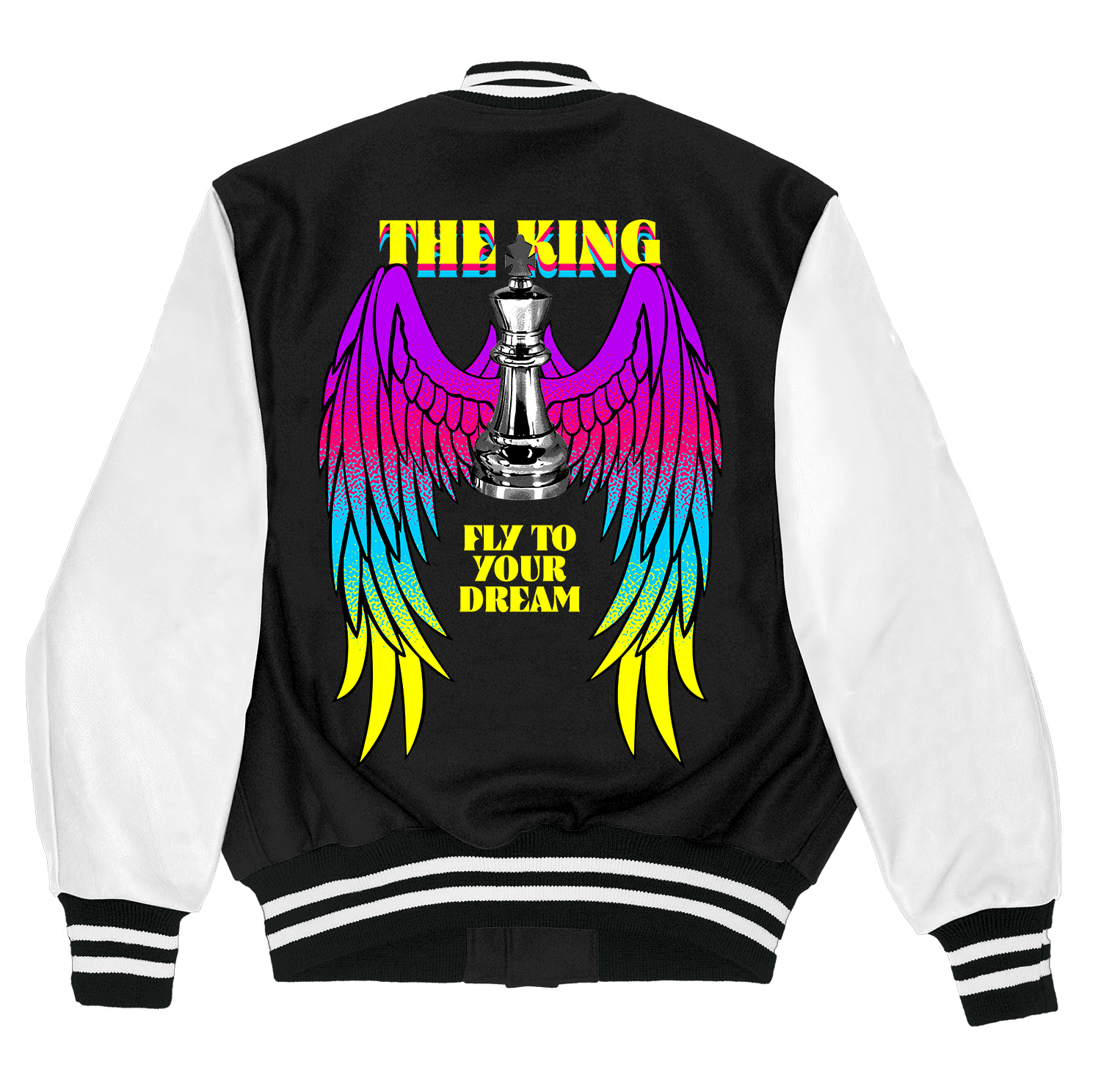 Alfaq The king varsity jacket