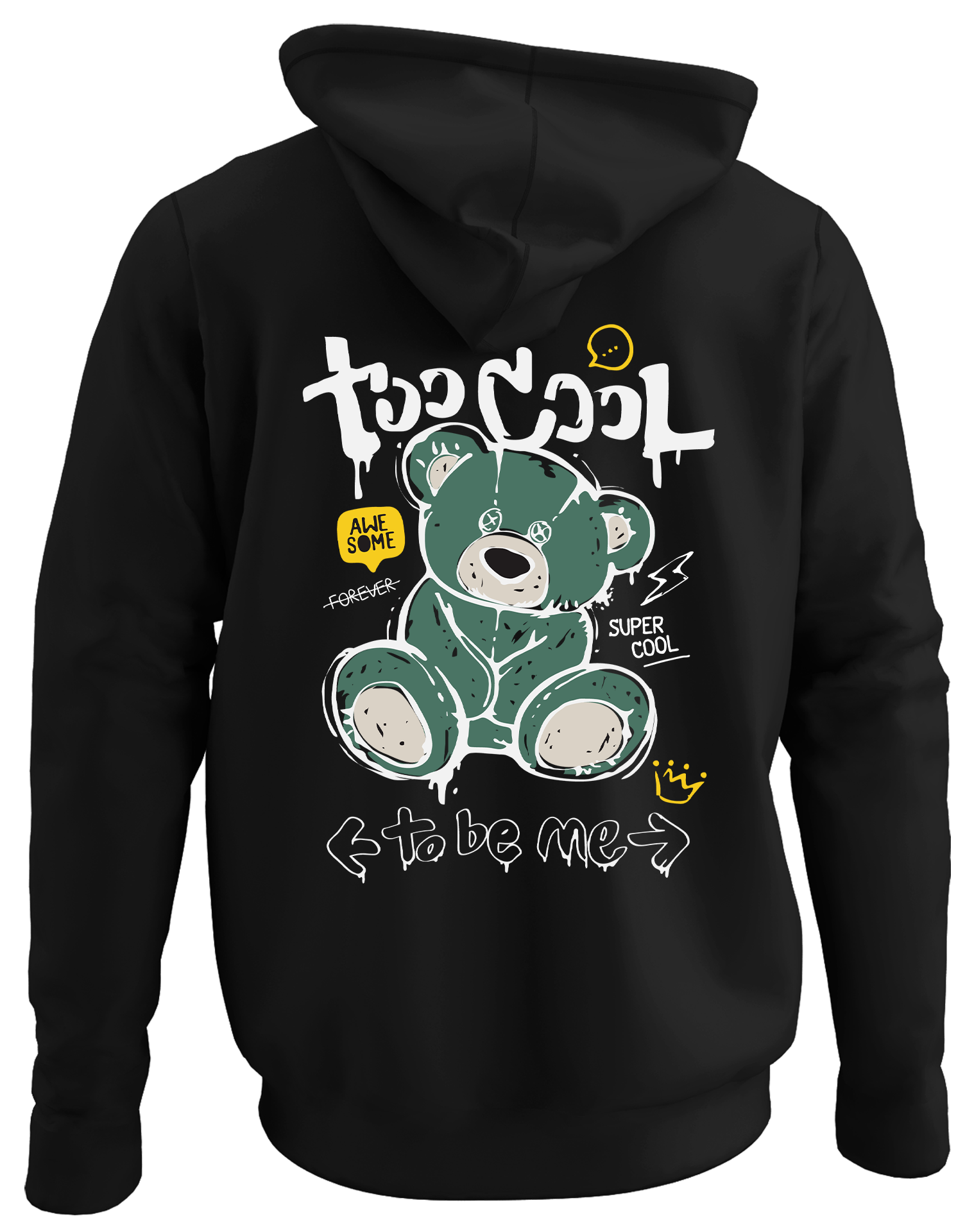 Alfaq Too cool to be me hoodie