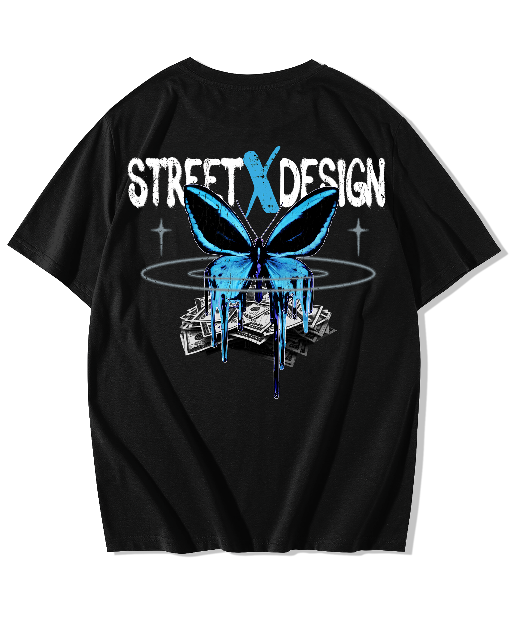 Alfaq Street Design Oversized T-Shirt - Alfaq