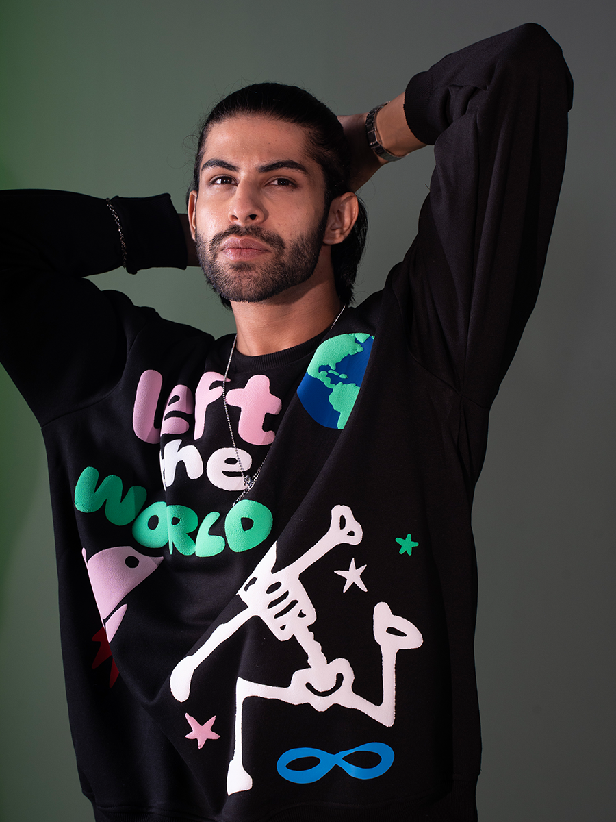 Alfaq Left The World Sweatshirt