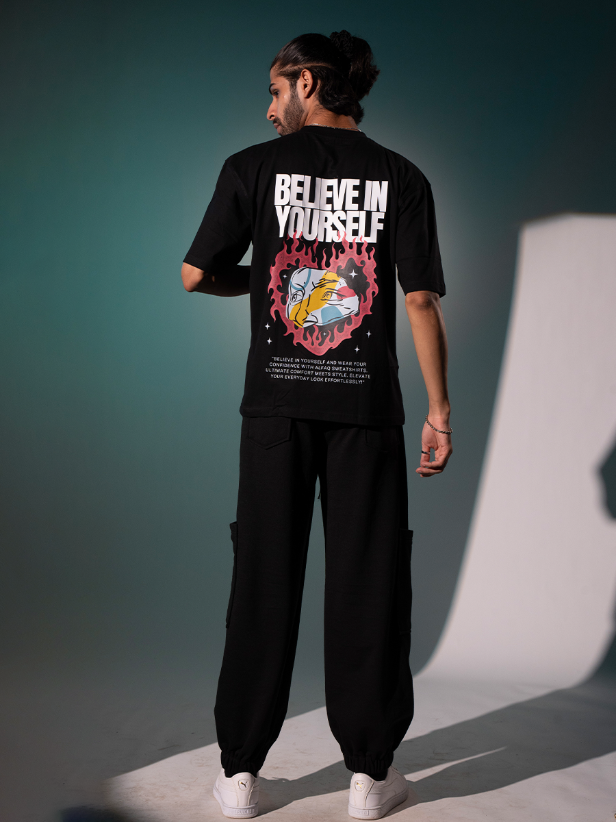 Alfaq Believe in Yourself Oversized T-shirt