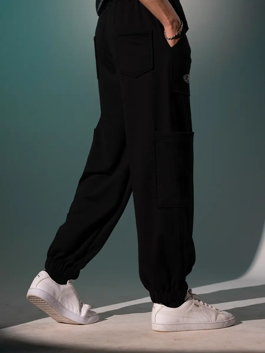 Alfaq Black Bottomwear for Men