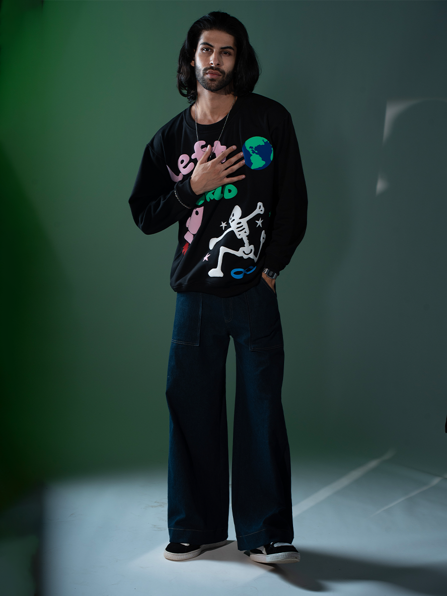 Alfaq Left The World Sweatshirt