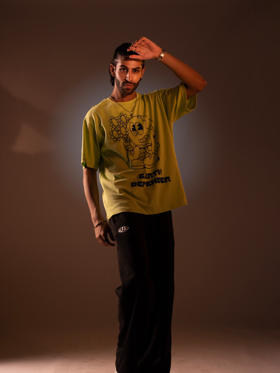 Alfaq Earth Defender Oversized Tshirt