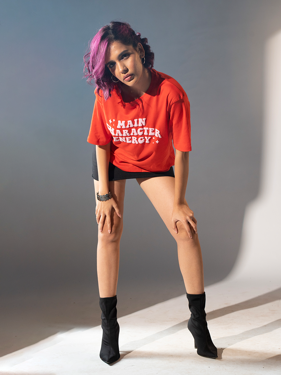 Alfaq Energy Printed Oversized T-shirt