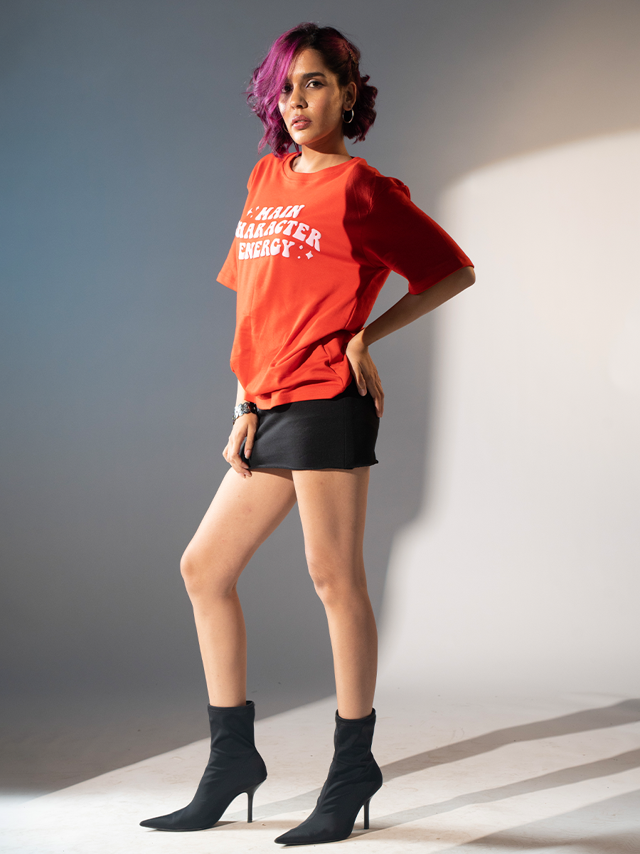 Alfaq Energy Printed Oversized T-shirt