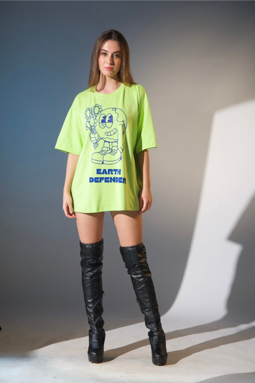 Alfaq Earth Defender Oversized Tshirt