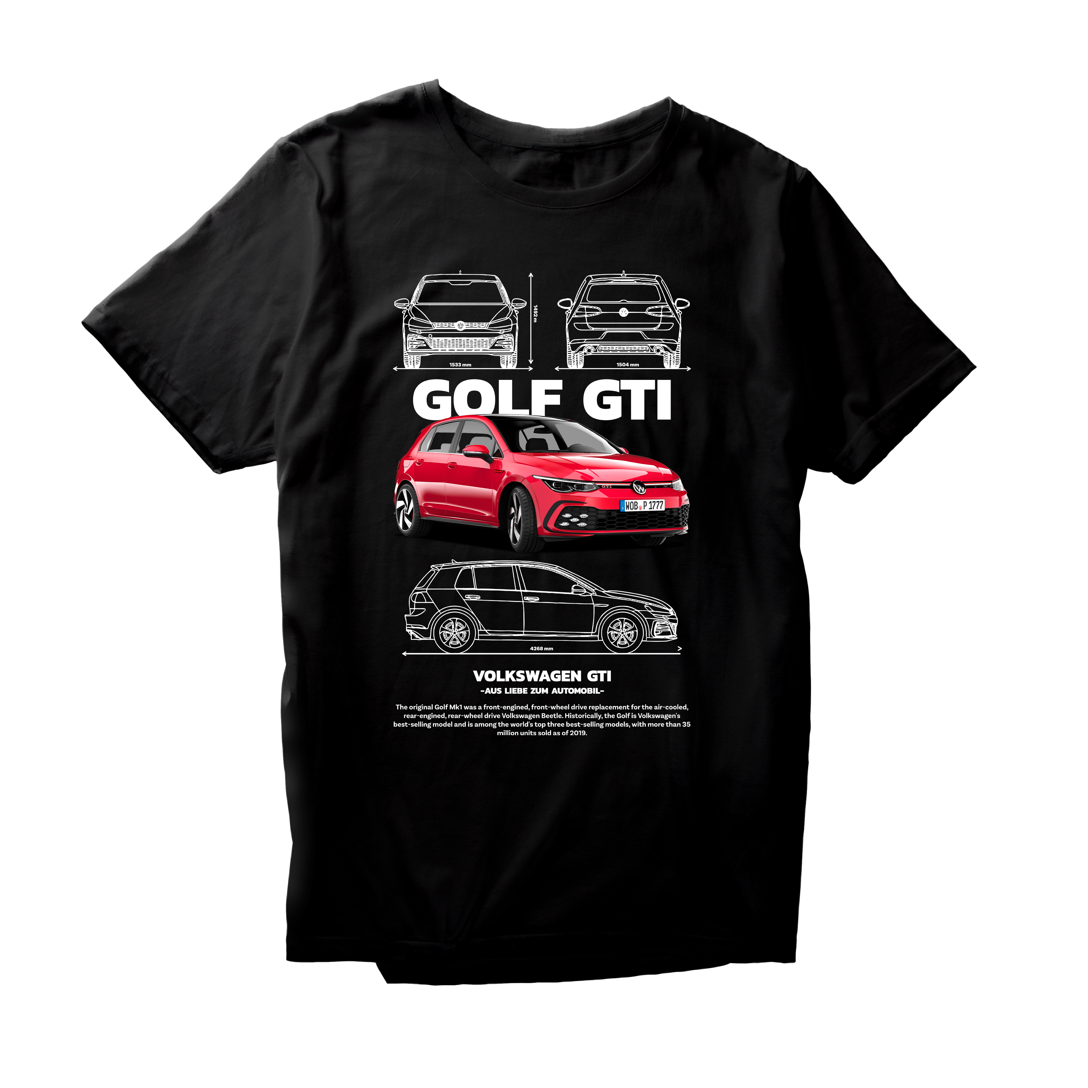 Alfaq VOLKSWAGEN GTI - BLANCO T-Shirt