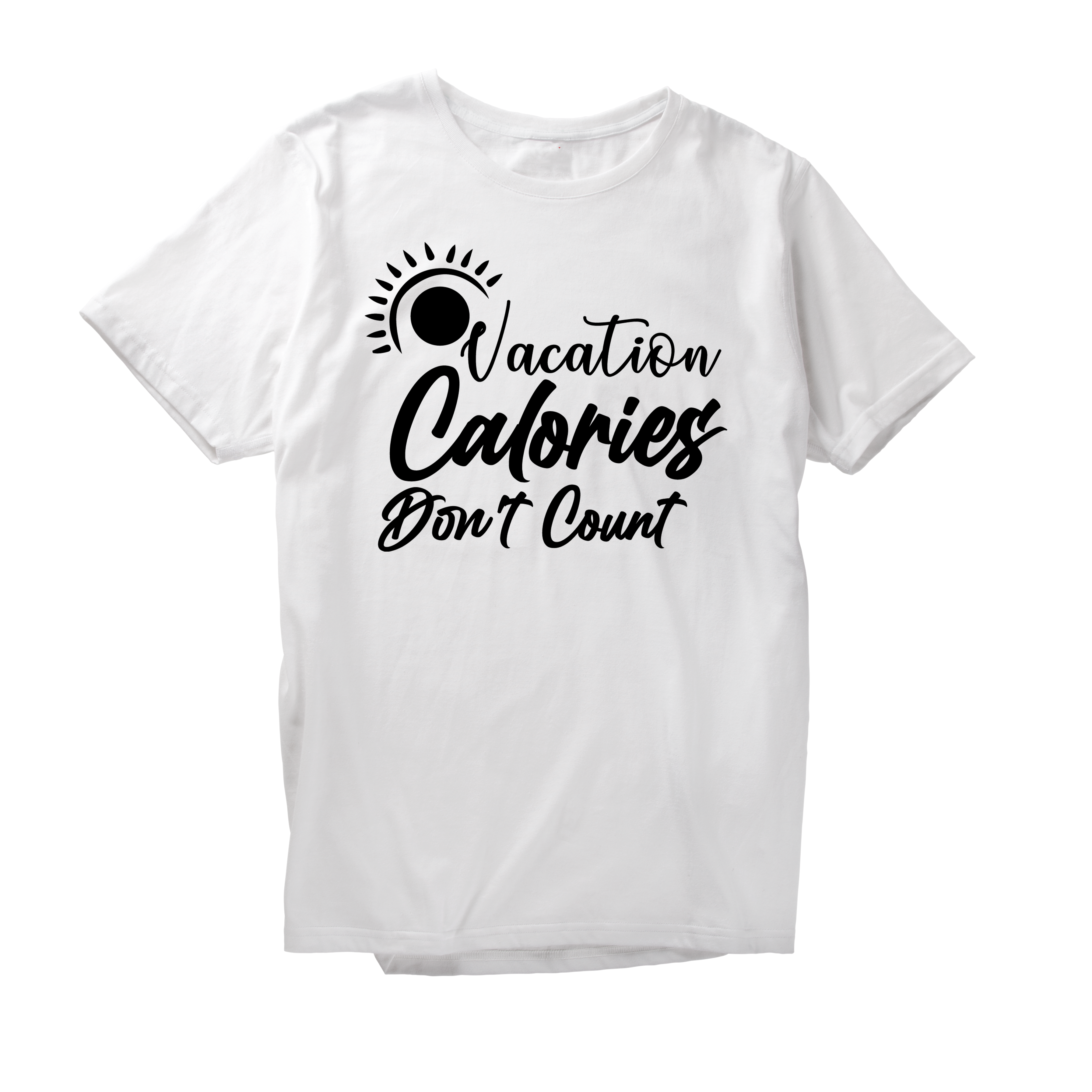 Alfaq Vacation Calories Dont Count T-Shirt