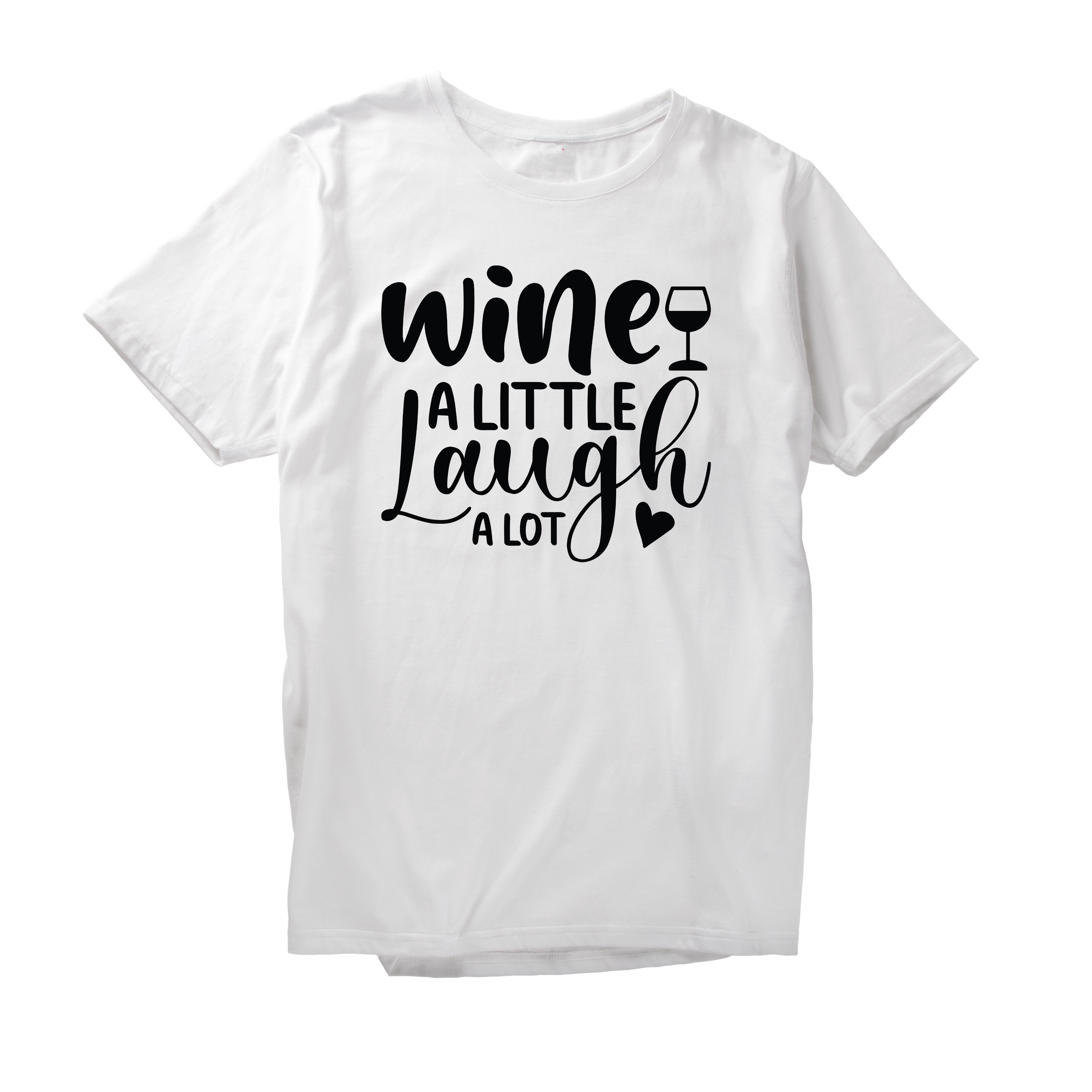 Alfaq Wine A Little Laugh A Lot T-Shirt