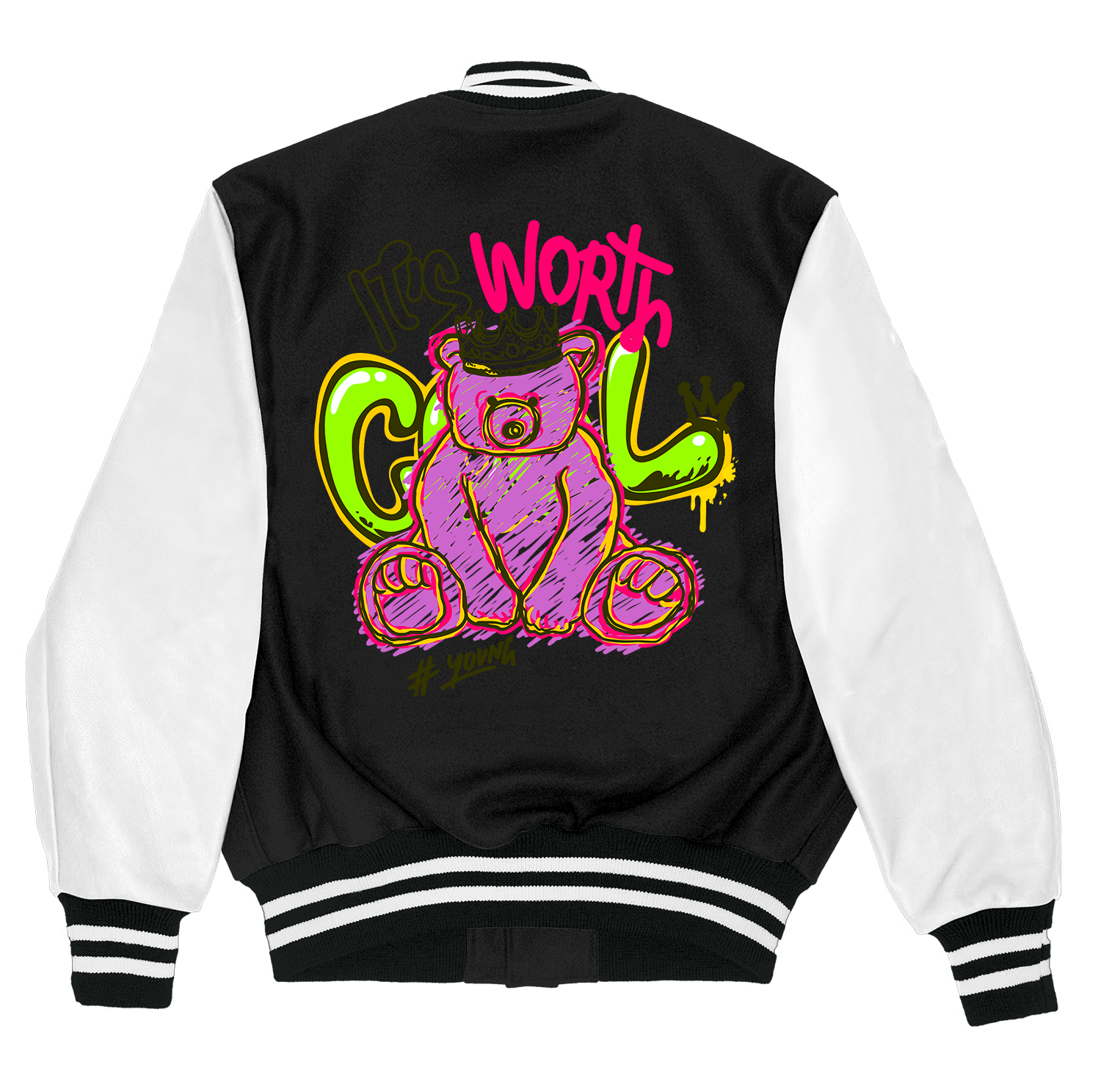 Alfaq Worth cool varsity jacket