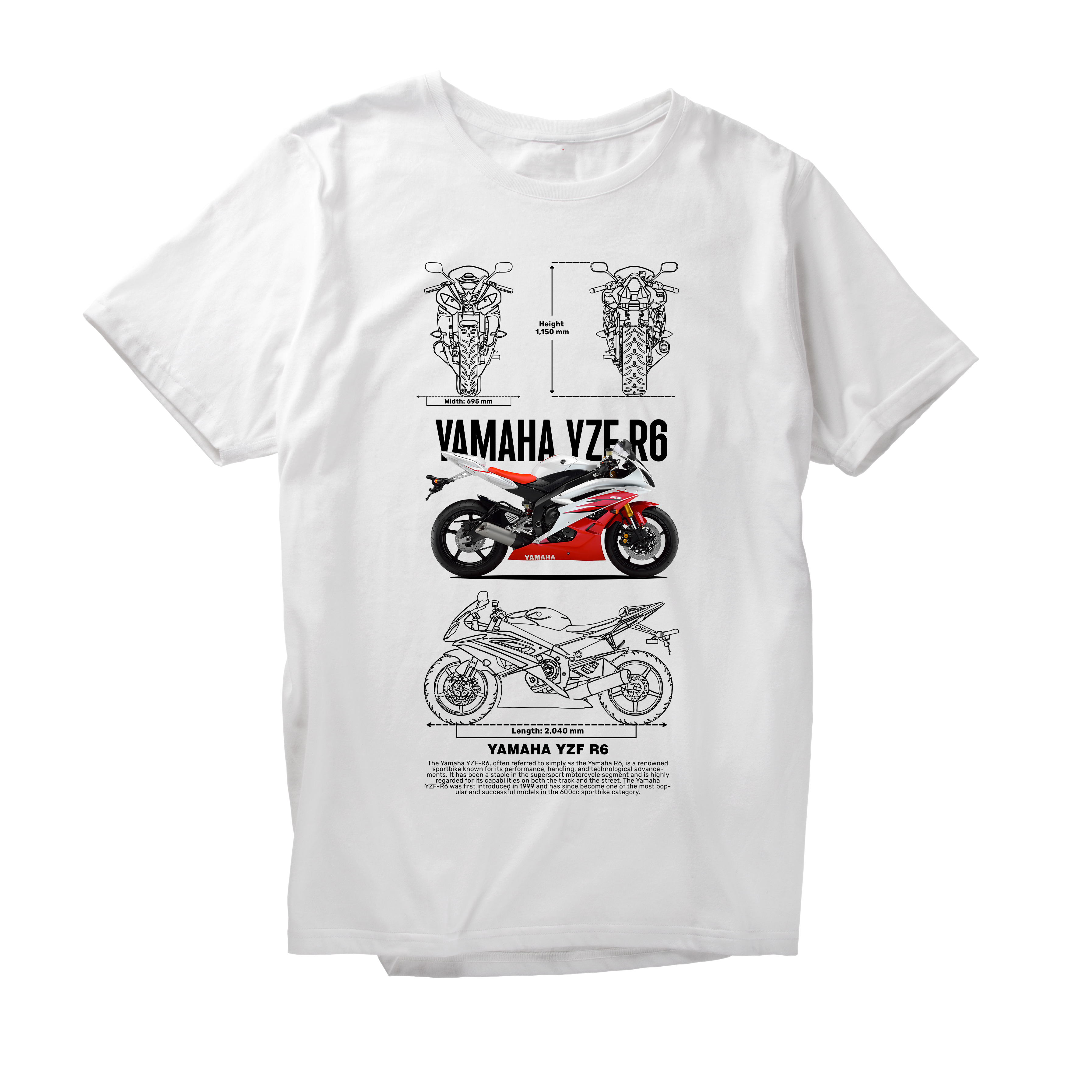 Alfaq YAMAHA YZF R6 2 T-Shirt