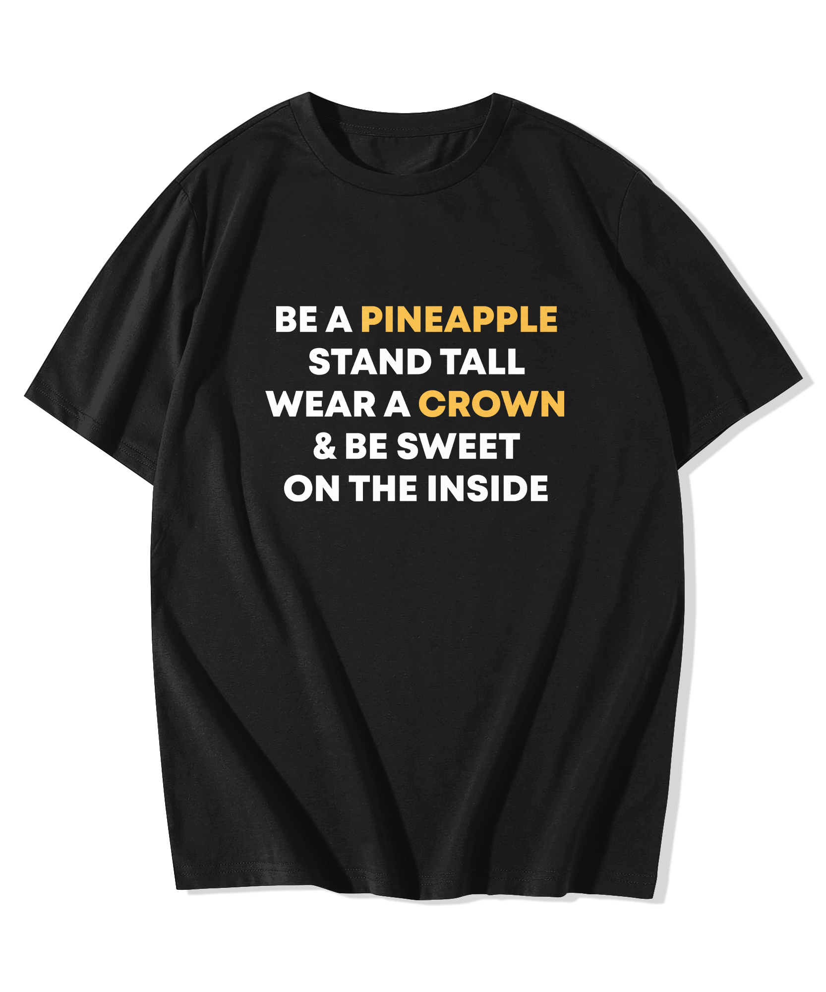 Alfaq Black Printed T-shit