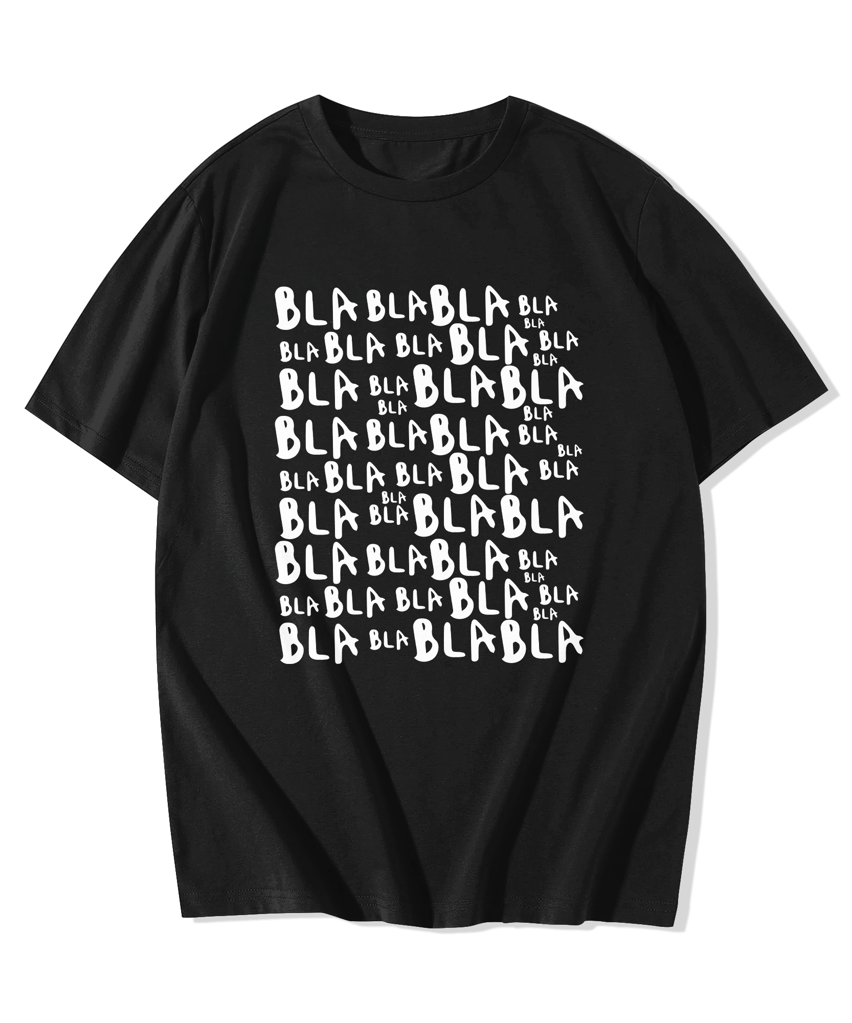 Alfaq Black Printed T-shirt