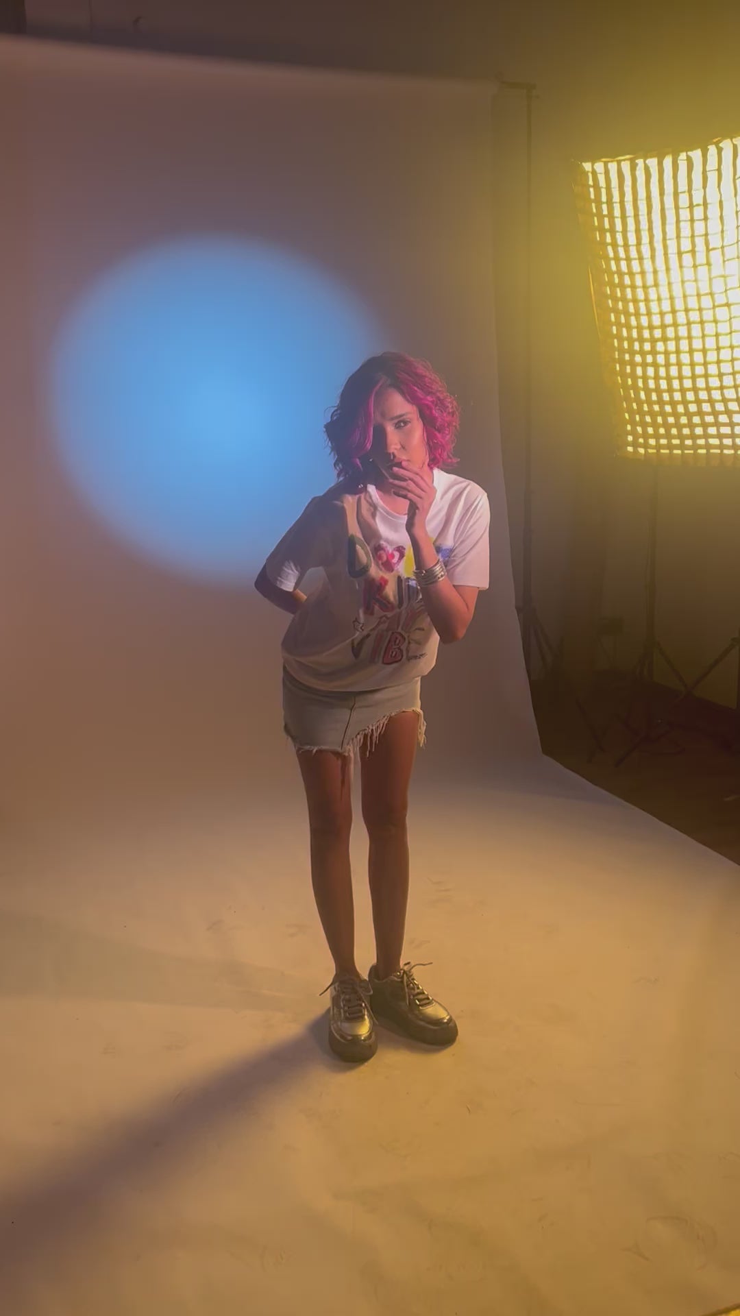 Alfaq Don't Kill My Vibes Oversized T-shirt